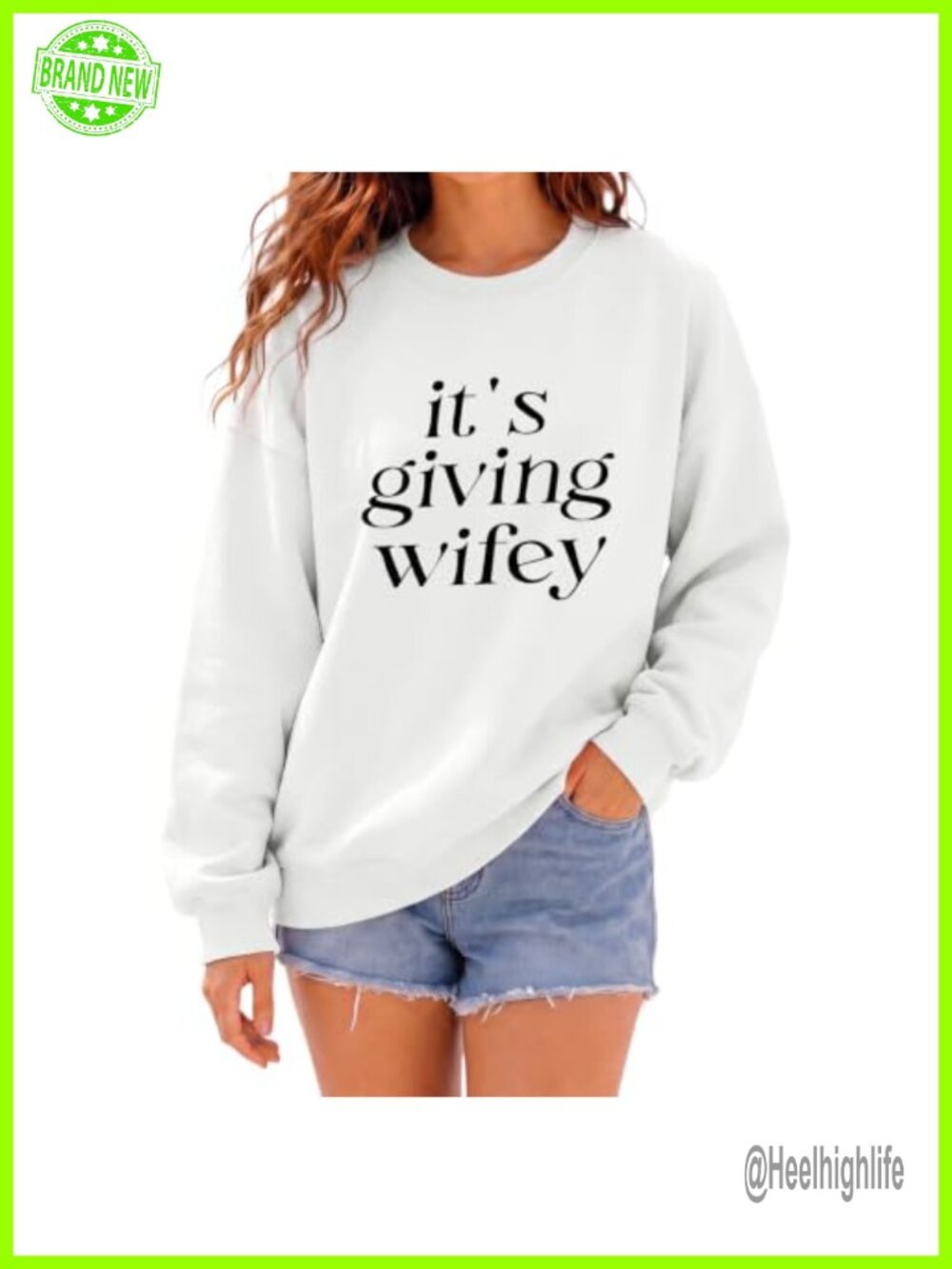 Bride Sweatshirt Wifey Graphic Oversized Crewneck Pullover Bachelorette Wedding